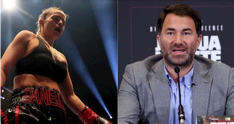 boxing girl flash|Daniella Hemsley hits back at Eddie Hearn after flashing boobs ...